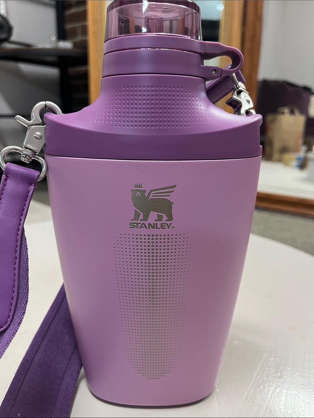 Stanley Lavender Travel Bottle with Detachable Strap